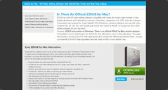 Desktop Screenshot of ediusformac.com